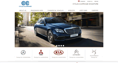 Desktop Screenshot of cyclecarriage.com.sg